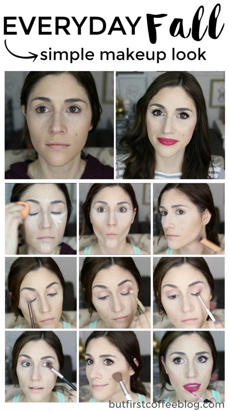 Herfst alledaagse make-up tutorial
