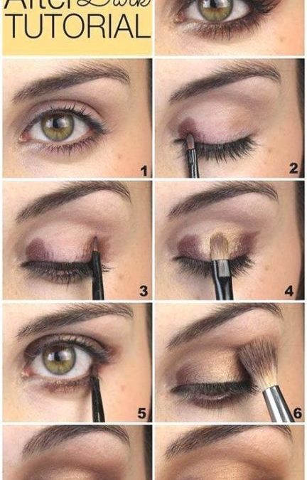 beginner-makeup-tutorial-for-brown-eyes-42_20 Beginner make - up tutorial voor bruine ogen