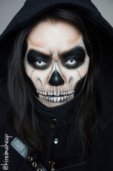 black-and-white-skull-makeup-tutorial-52_5 Zwart-wit schedel make-up tutorial