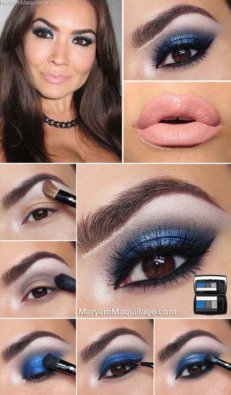 blue-eye-makeup-tutorial-brown-eyes-72_2 Blauw oog make-up tutorial bruine ogen