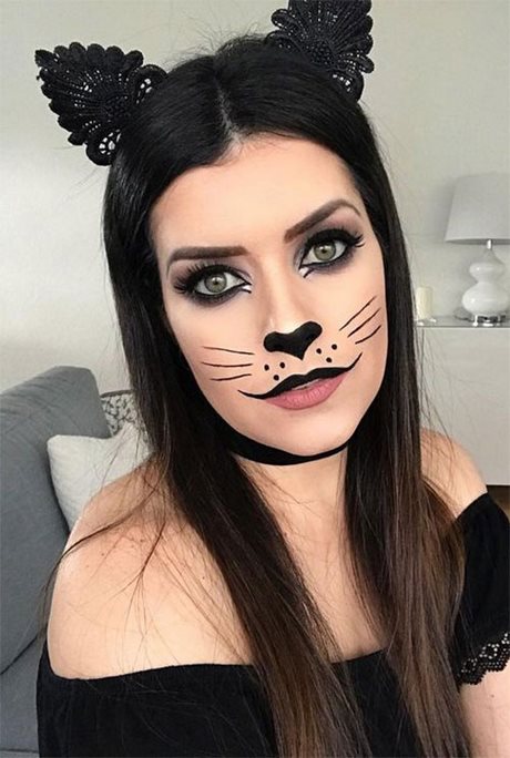 61 Easy DIY Halloween Makeup Looks - StayGlam  Halloween schmink  makkelijk, Halloween schmink ideeën, Halloween schminken