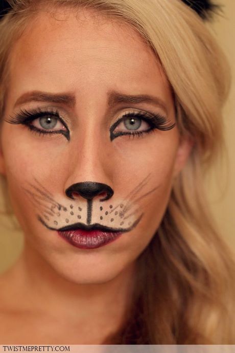 cat-face-makeup-tutorial-15_16 Kat gezicht make-up tutorial