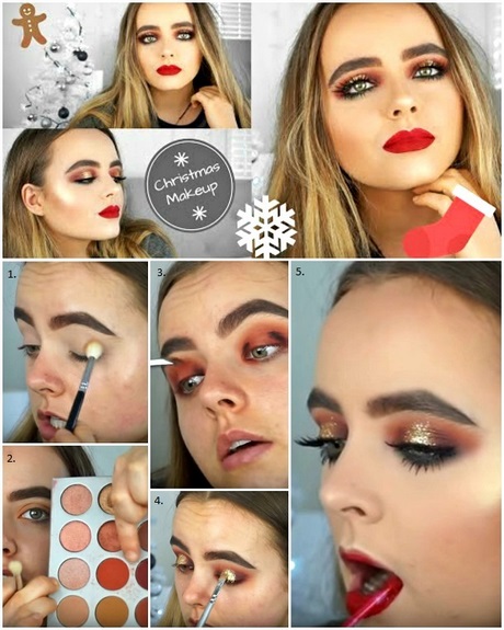christmas-party-makeup-tutorial-75_13 Kerst partij make-up tutorial