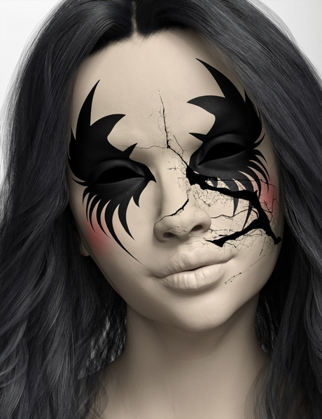 creepy-broken-doll-makeup-tutorial-80_10 Creepy broken doll make-up tutorial