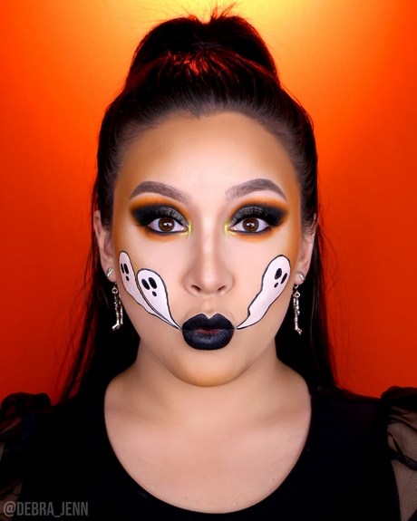 cute-pumpkin-makeup-tutorial-44_5 Leuke pompoen make-up tutorial