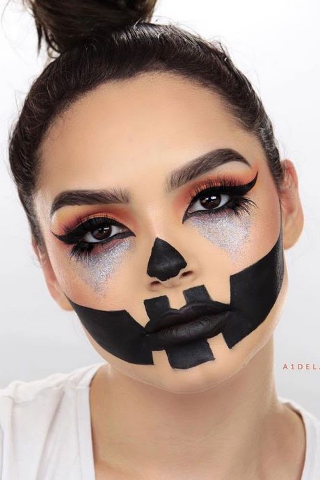 cute-pumpkin-makeup-tutorial-44_8 Leuke pompoen make-up tutorial