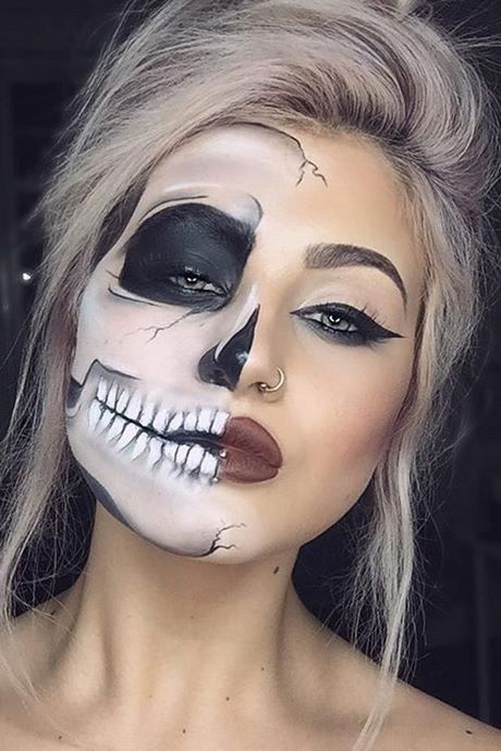 cute-skeleton-makeup-tutorial-80_10 Leuke skelet make-up tutorial