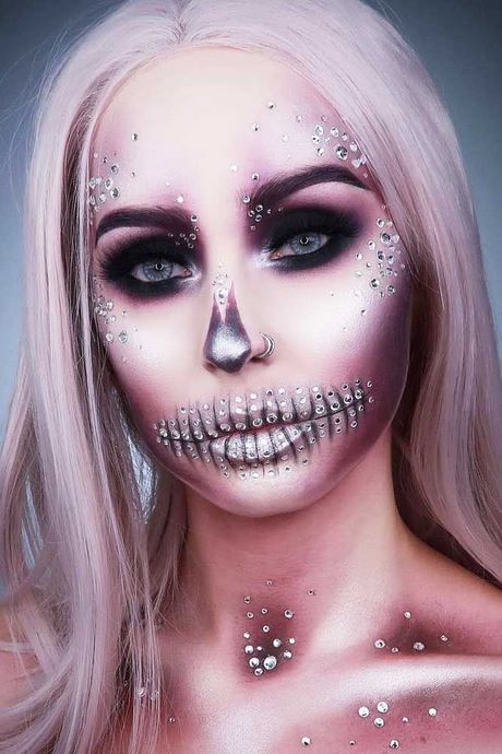 cute-skeleton-makeup-tutorial-80_9 Leuke skelet make-up tutorial