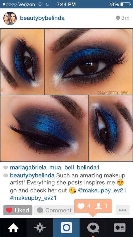 dark-blue-makeup-tutorial-60_15 Donkerblauwe make-up tutorial