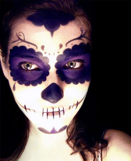 day-of-the-dead-makeup-tutorial-purple-68_13 Dag van de dode make-up tutorial paars