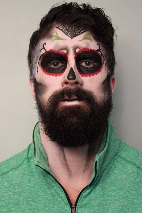 day-of-the-dead-men-makeup-tutorial-19_18 Dag van de dode mannen make-up tutorial