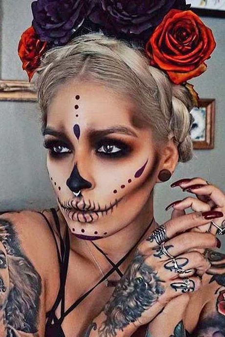 Easy skull candy make-up tutorial