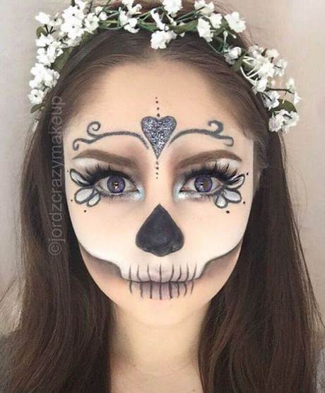 easy-skull-candy-makeup-tutorial-40_14 Easy skull candy make-up tutorial