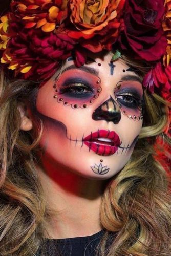 easy-skull-candy-makeup-tutorial-40_4 Easy skull candy make-up tutorial