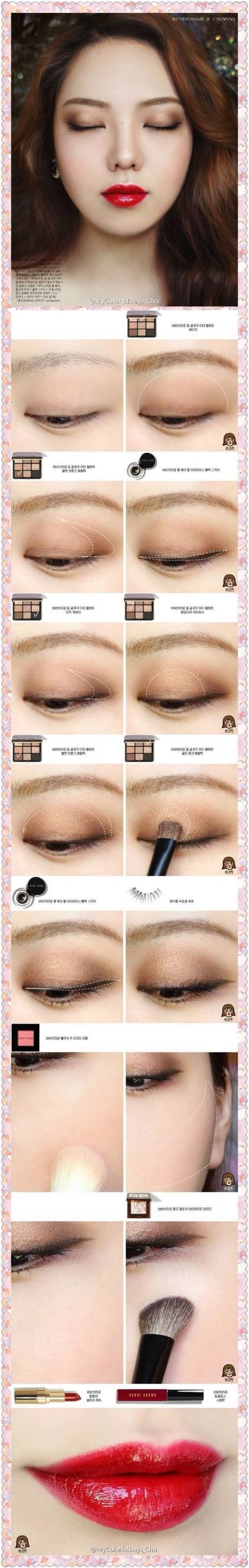 eyeshadow-makeup-tutorial-for-asian-eyes-01_6 Oogschaduw make - up tutorial voor Aziatische ogen