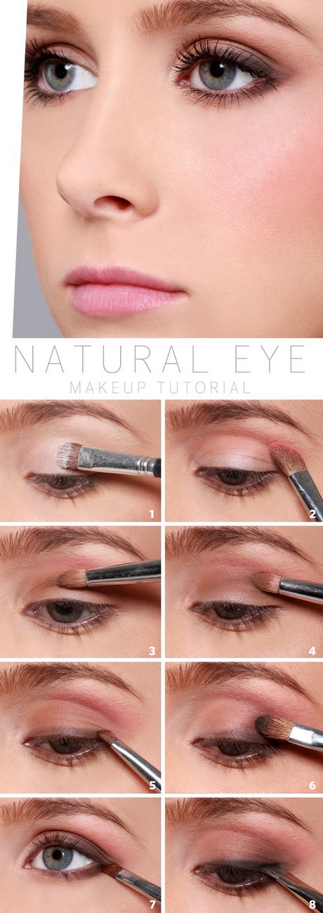 eyeshadow-makeup-tutorial-natural-look-32_18 Oogschaduw make-up tutorial natuurlijke look