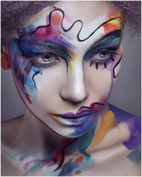 face-art-makeup-tutorial-80_8 Gezicht kunst make-up tutorial