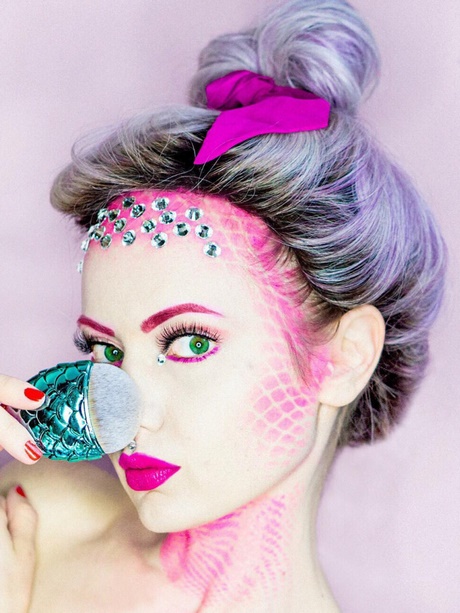 fishnet-mermaid-makeup-tutorial-44_10 Visnet zeemeermin make-up tutorial