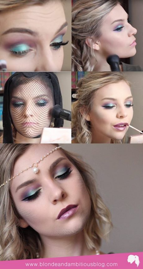 fishnet-mermaid-makeup-tutorial-44_11 Visnet zeemeermin make-up tutorial