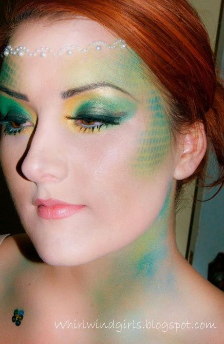 fishnet-mermaid-makeup-tutorial-44_8 Visnet zeemeermin make-up tutorial