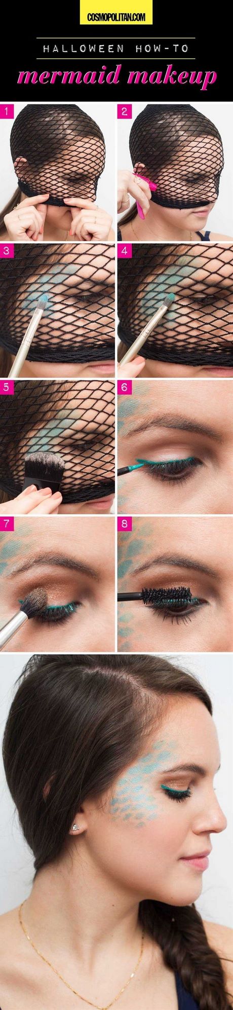 fishnet-mermaid-makeup-tutorial-44_9 Visnet zeemeermin make-up tutorial
