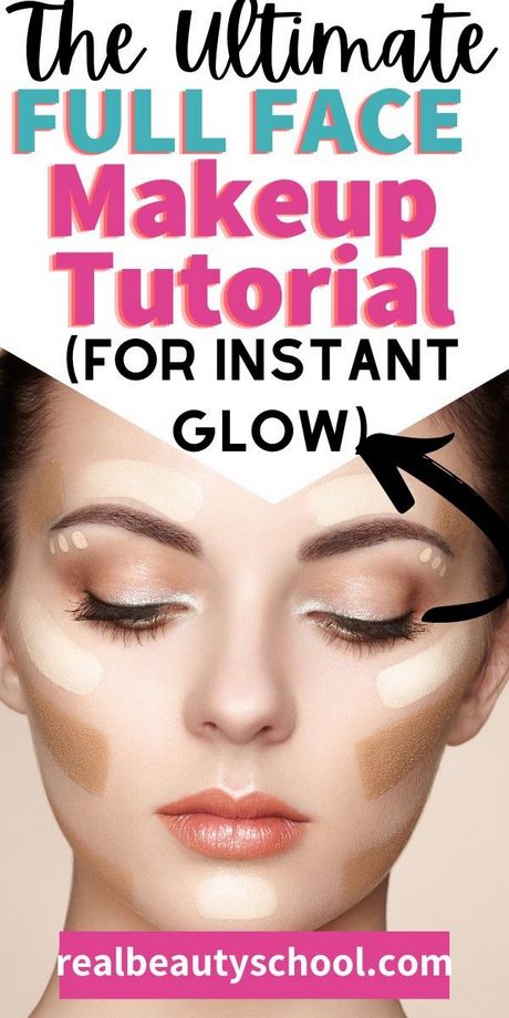 full-face-makeup-tutorial-for-beginners-33_7 Volledige gezicht make - up tutorial voor beginners