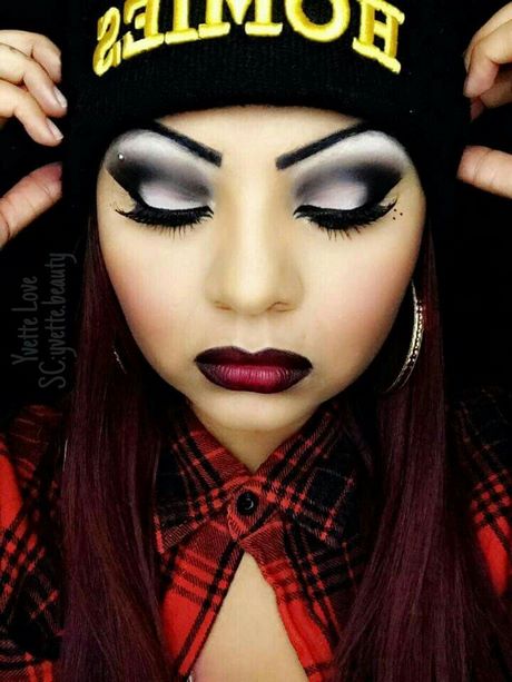 gangster-girl-makeup-tutorial-06_18 Gangster meisje make-up tutorial