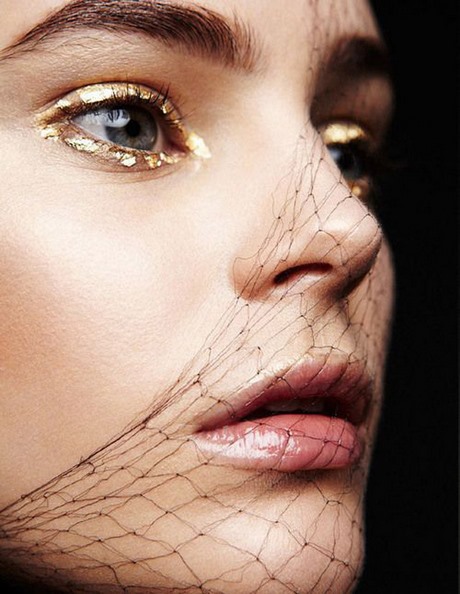 gold-eyeliner-makeup-tutorial-58_2 Gouden eyeliner make-up tutorial