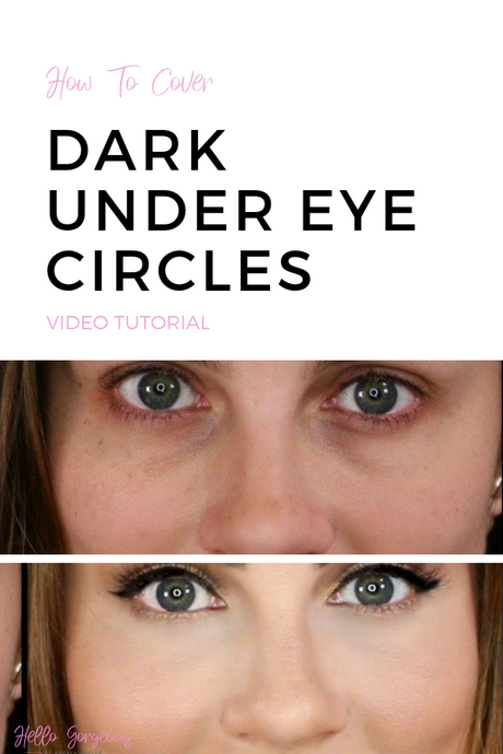 Make-up tutorial cover donkere kringen