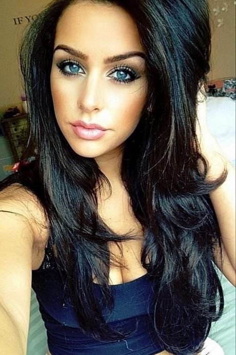 makeup-tutorial-for-blue-eyes-and-dark-hair-84_4 Make - up tutorial voor blauwe ogen en donker haar