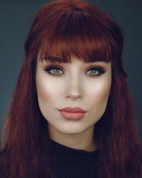 Make - up tutorial voor geverfd rood haar