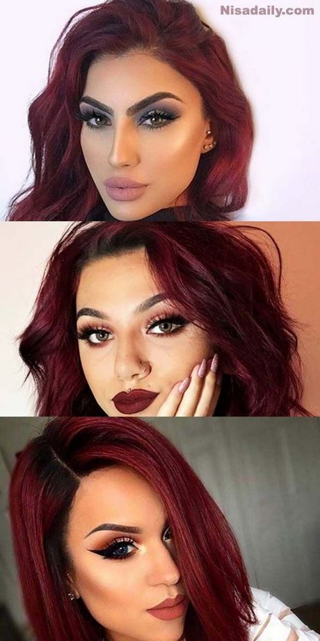 makeup-tutorial-for-dyed-red-hair-06_14 Make - up tutorial voor geverfd rood haar