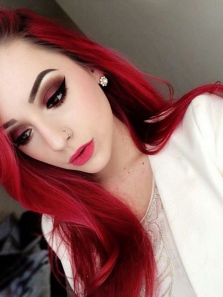 makeup-tutorial-for-dyed-red-hair-06_16 Make - up tutorial voor geverfd rood haar