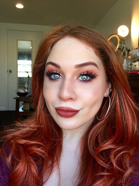 makeup-tutorial-for-dyed-red-hair-06_3 Make - up tutorial voor geverfd rood haar