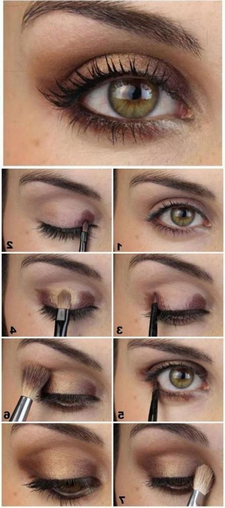 makeup-tutorial-hazel-eyes-brown-hair-06_17 Make-up tutorial hazelaar ogen Bruin haar