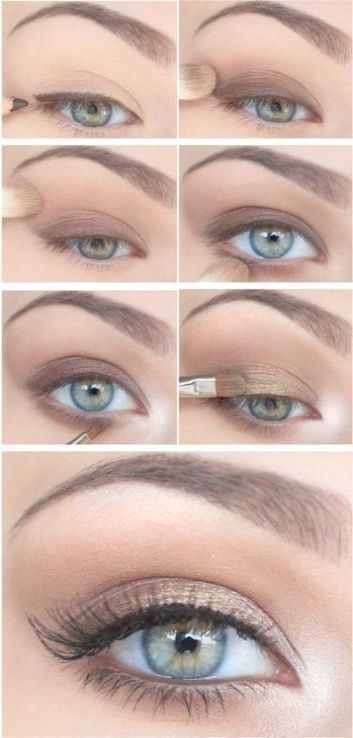 natural-brown-makeup-tutorial-12 Natuurlijke bruine make-up tutorial