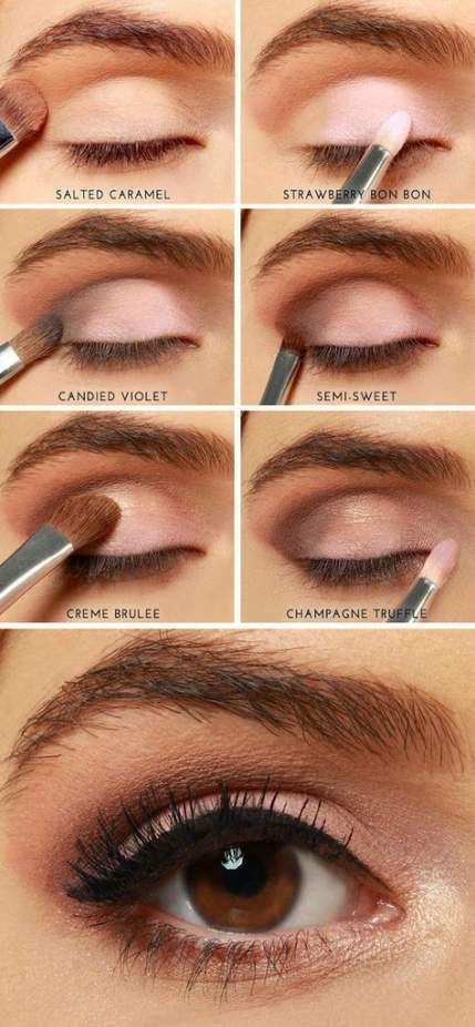 natural-eye-makeup-tutorial-for-brown-eyes-23_7 Natuurlijke oog make - up tutorial voor bruine ogen