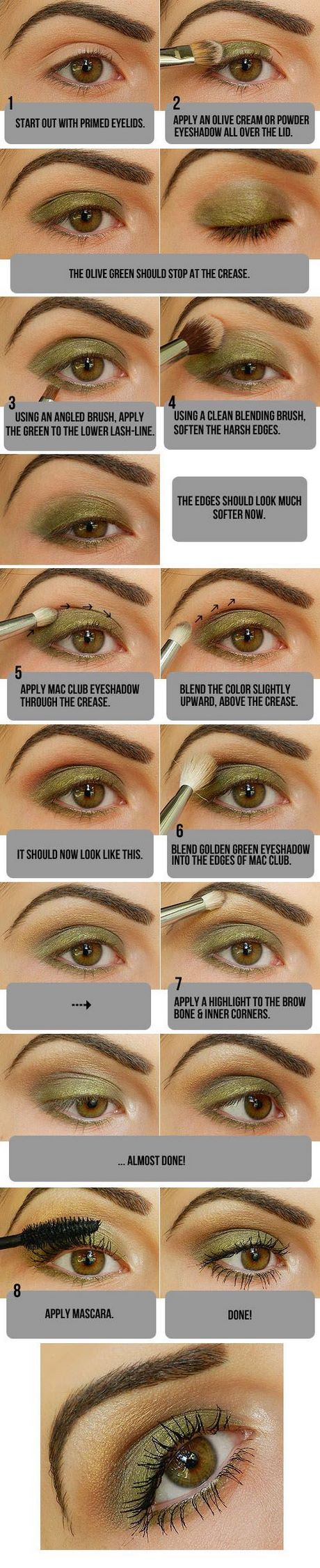 olive-green-makeup-tutorial-26_16 Olive green Make-up tutorial