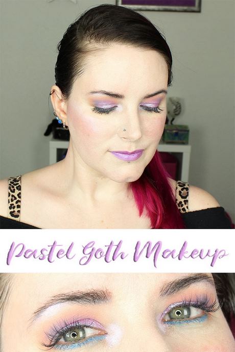 pastel-goth-makeup-tutorials-22_14 Pastel goth make-up tutorials