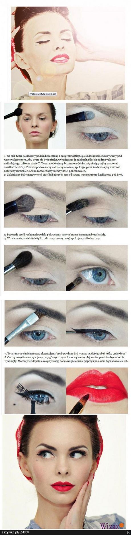 pin-up-makeup-tutorial-37_6 Pin-up make-up tutorial