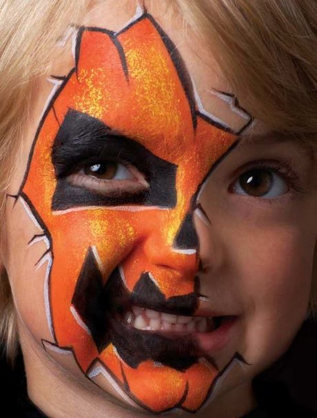 pumpkin-makeup-tutorial-for-kids-50_14 Pompoen make - up tutorial voor kinderen