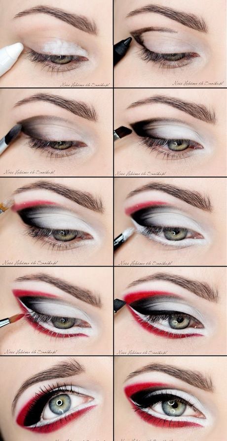 red-and-black-eye-makeup-tutorial-75_11 Rode en zwarte ogen make-up tutorial