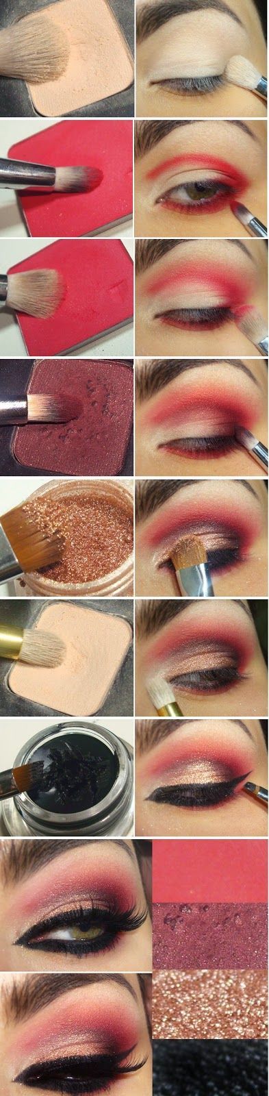 red-and-black-eye-makeup-tutorial-75_2 Rode en zwarte ogen make-up tutorial
