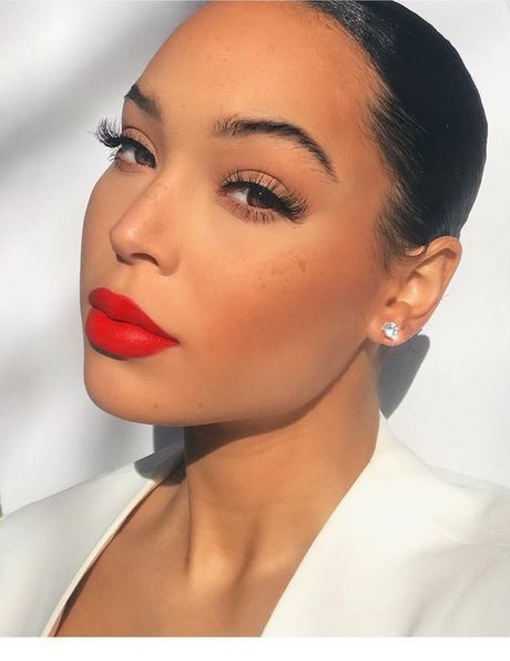 red-lips-makeup-tutorial-black-women-55_2 Rode lippen make-up tutorial zwarte vrouwen