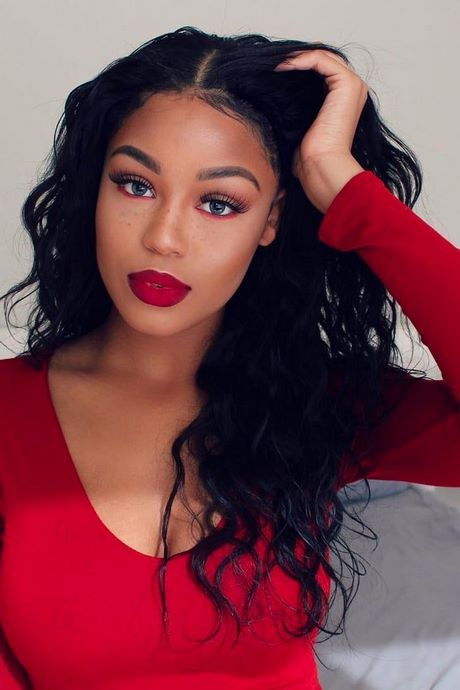 red-lips-makeup-tutorial-black-women-55_4 Rode lippen make-up tutorial zwarte vrouwen