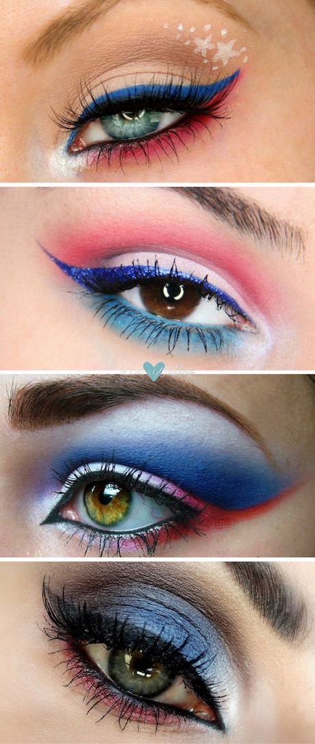 red-white-and-blue-makeup-tutorial-93_13 Rood wit en blauw make-up tutorial