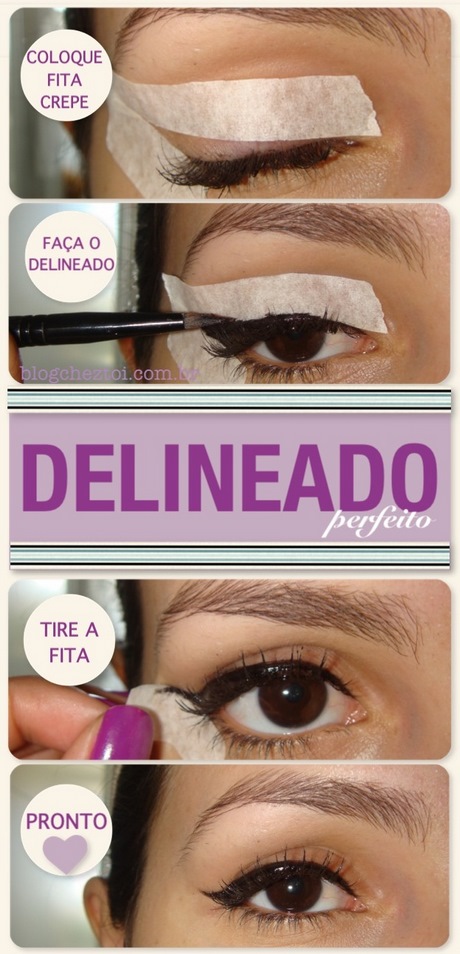 Retro cat eye make-up tutorial