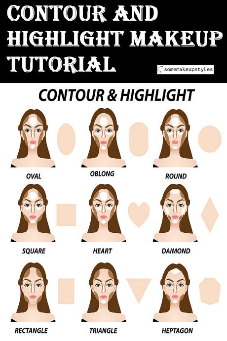 round-face-makeup-tutorial-83 Ronde gezicht make-up tutorial