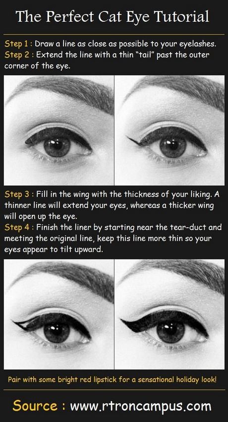 the-perfect-cat-eye-makeup-tutorial-15_12 De perfecte cat eye make-up tutorial