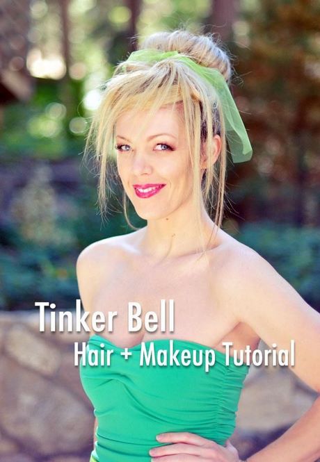 Tinkerbell fairy haar en make - up tutorial